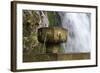 Fountain at the Holy Cave of Covadong, Asturias, Northern Spain-David R. Frazier-Framed Photographic Print