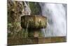 Fountain at the Holy Cave of Covadong, Asturias, Northern Spain-David R. Frazier-Mounted Photographic Print