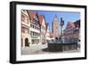 Fountain at the Marketplace with Wornitz Turm Tower-Marcus-Framed Photographic Print