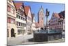 Fountain at the Marketplace with Wornitz Turm Tower-Marcus-Mounted Photographic Print