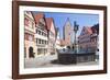 Fountain at the Marketplace with Wornitz Turm Tower-Marcus-Framed Photographic Print