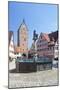 Fountain at the Marketplace with Wornitz Turm Tower-Marcus-Mounted Photographic Print