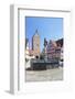 Fountain at the Marketplace with Wornitz Turm Tower-Marcus-Framed Photographic Print