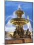 Fountain at The Place de la Concorde-Rudy Sulgan-Mounted Photographic Print