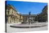 Fountain before the Wurzburg Residencewurzburg, Franconia, Bavaria, Germany, Europe-Michael Runkel-Stretched Canvas