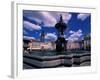 Fountain, Ceske Budejovice, Czech Republic-David Herbig-Framed Photographic Print