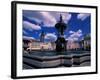 Fountain, Ceske Budejovice, Czech Republic-David Herbig-Framed Photographic Print