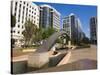 Fountain, City Hall Plaza, Orlando, Florida, United States of America, North America-Richard Cummins-Stretched Canvas