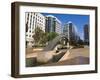 Fountain, City Hall Plaza, Orlando, Florida, United States of America, North America-Richard Cummins-Framed Photographic Print