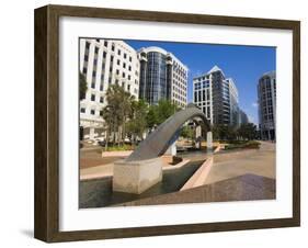 Fountain, City Hall Plaza, Orlando, Florida, United States of America, North America-Richard Cummins-Framed Photographic Print