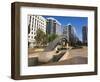 Fountain, City Hall Plaza, Orlando, Florida, United States of America, North America-Richard Cummins-Framed Photographic Print