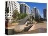 Fountain, City Hall Plaza, Orlando, Florida, United States of America, North America-Richard Cummins-Stretched Canvas