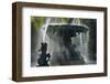 Fountain dating back to 1889, in the centre of the Praca Dom Pedro IV, with mythological statues. R-Mauricio Abreu-Framed Photographic Print