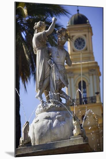 Fountain Dedicated to Simon Bolivar in Santiago-Jon Hicks-Mounted Photographic Print