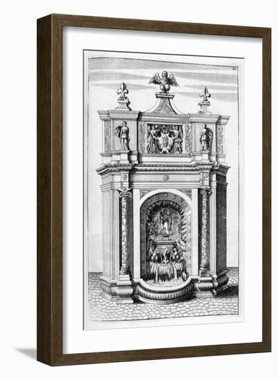 Fountain Design, 1664-Georg Andreas Bockler-Framed Giclee Print