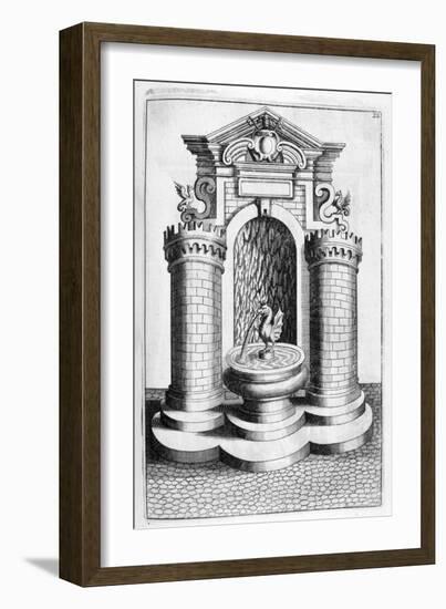 Fountain Design, 1664-Georg Andreas Bockler-Framed Giclee Print