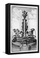 Fountain Design, 1664-Georg Andreas Bockler-Framed Stretched Canvas