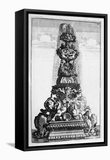 Fountain Design, 1664-Georg Andreas Bockler-Framed Stretched Canvas