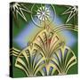 Fountain Design 1-Art Deco Designs-Stretched Canvas