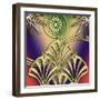 Fountain Design 4-Art Deco Designs-Framed Giclee Print