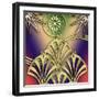 Fountain Design 4-Art Deco Designs-Framed Giclee Print