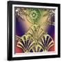 Fountain Design 4-Art Deco Designs-Framed Giclee Print