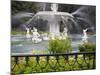 Fountain, Forsyth Park, Savannah, Georgia, United States of America, North America-Richard Cummins-Mounted Photographic Print