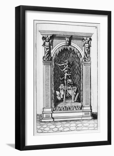 Fountain, Grotto Design, 1664-Georg Andreas Bockler-Framed Giclee Print