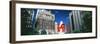 Fountain in a park, Love Park, Philadelphia, Pennsylvania, USA-null-Framed Photographic Print