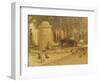 Fountain in a Provencal Village-Henry Herbert La Thangue-Framed Giclee Print