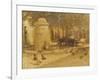 Fountain in a Provencal Village-Henry Herbert La Thangue-Framed Giclee Print