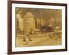 Fountain in a Provencal Village-Henry Herbert La Thangue-Framed Giclee Print