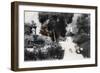 Fountain in a Public Garden, Hong Kong, 20th Century-null-Framed Giclee Print