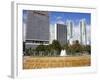 Fountain in Bayfront Park, Miami, Florida, United States of America, North America-Richard Cummins-Framed Photographic Print