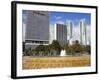 Fountain in Bayfront Park, Miami, Florida, United States of America, North America-Richard Cummins-Framed Photographic Print