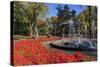 Fountain in City Garden, Odessa, Crimea, Ukraine, Europe-Richard Cummins-Stretched Canvas