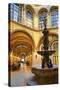 Fountain in Freyung Passage, Vienna, Austria, Europe-Neil Farrin-Stretched Canvas