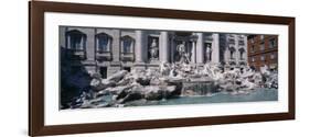 Fountain in Front of a Building, Trevi Fountain, Rome, Italy-null-Framed Photographic Print