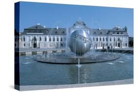 Fountain in Front of a Government Building-null-Stretched Canvas