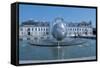 Fountain in Front of a Government Building-null-Framed Stretched Canvas