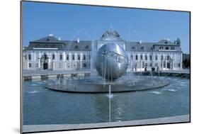 Fountain in Front of a Government Building-null-Mounted Giclee Print