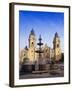 Fountain in Front of the Cathedral in Lima, Peru, South America-Charles Bowman-Framed Photographic Print