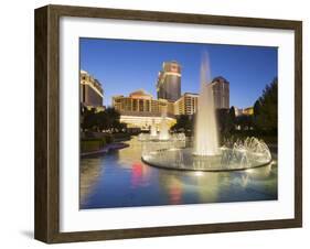 Fountain in Front of the Ceasars Palace Hotel, Strip, South Las Vegas Boulevard, Las Vegas, Nevada-Rainer Mirau-Framed Photographic Print