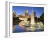 Fountain in Front of the Ceasars Palace Hotel, Strip, South Las Vegas Boulevard, Las Vegas, Nevada-Rainer Mirau-Framed Photographic Print