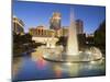 Fountain in Front of the Ceasars Palace Hotel, Strip, South Las Vegas Boulevard, Las Vegas, Nevada-Rainer Mirau-Mounted Photographic Print