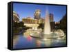 Fountain in Front of the Ceasars Palace Hotel, Strip, South Las Vegas Boulevard, Las Vegas, Nevada-Rainer Mirau-Framed Stretched Canvas