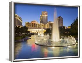 Fountain in Front of the Ceasars Palace Hotel, Strip, South Las Vegas Boulevard, Las Vegas, Nevada-Rainer Mirau-Framed Photographic Print