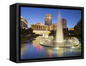 Fountain in Front of the Ceasars Palace Hotel, Strip, South Las Vegas Boulevard, Las Vegas, Nevada-Rainer Mirau-Framed Stretched Canvas