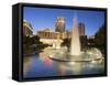 Fountain in Front of the Ceasars Palace Hotel, Strip, South Las Vegas Boulevard, Las Vegas, Nevada-Rainer Mirau-Framed Stretched Canvas