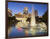 Fountain in Front of the Ceasars Palace Hotel, Strip, South Las Vegas Boulevard, Las Vegas, Nevada-Rainer Mirau-Framed Photographic Print